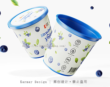 嘉美 650g 模内贴酸奶杯