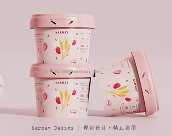 嘉美150ml 模内贴冰淇淋杯