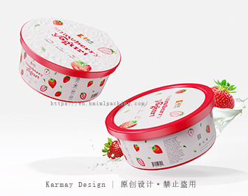 嘉美 250g 模内贴标酸奶容器