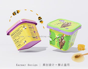 嘉美 1L 模内贴冰淇淋包装容器